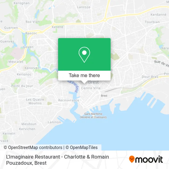 L'Imaginaire Restaurant - Charlotte & Romain Pouzadoux map