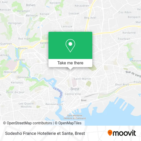 Sodexho France Hotellerie et Sante map