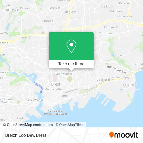 Breizh Eco Dev map