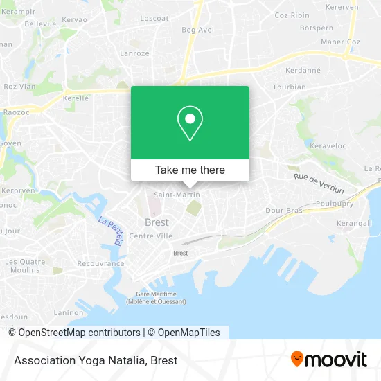 Association Yoga Natalia map