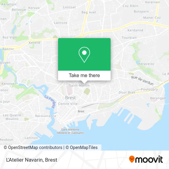 L'Atelier Navarin map