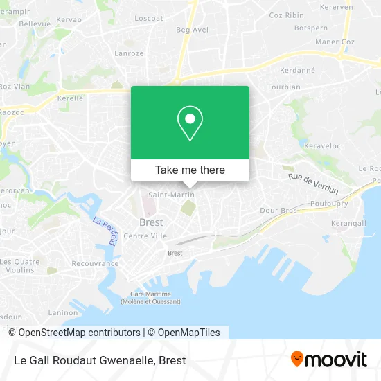 Le Gall Roudaut Gwenaelle map