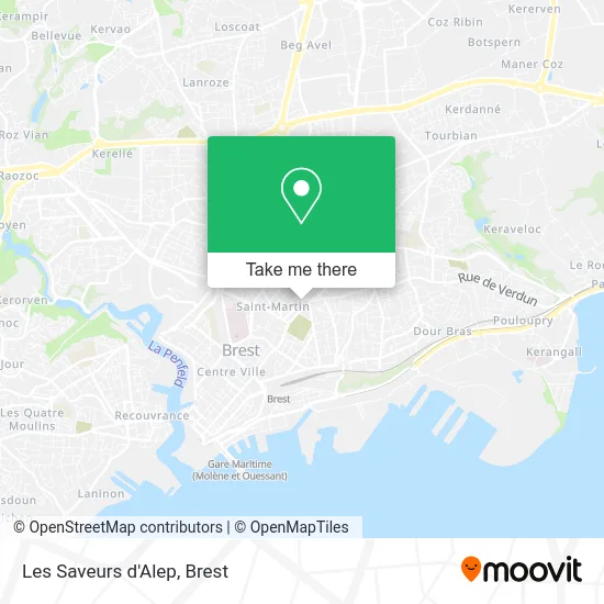 Les Saveurs d'Alep map