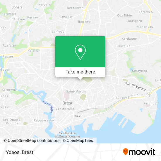 Ydeos map