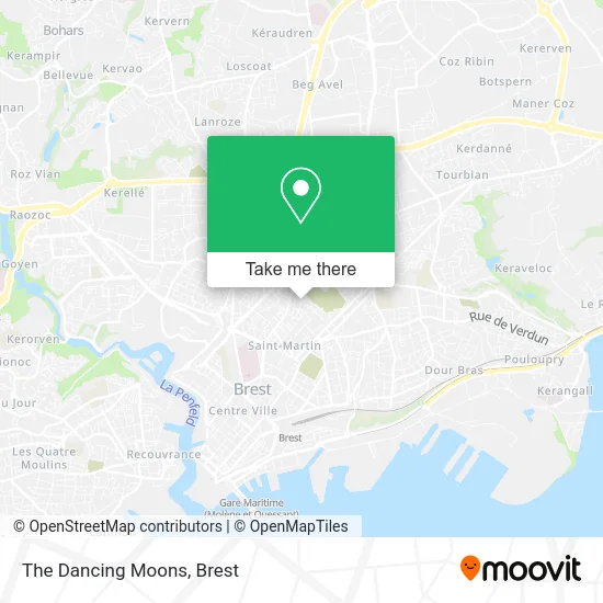 The Dancing Moons map