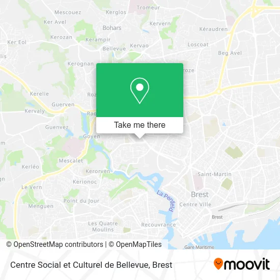 Centre Social et Culturel de Bellevue map