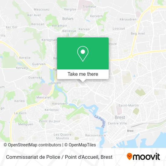 Commissariat de Police / Point d'Accueil map