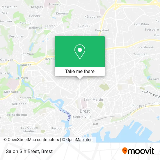 Salon Slh Brest map
