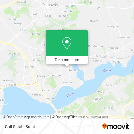 Gall Sarah map