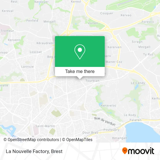La Nouvelle Factory map