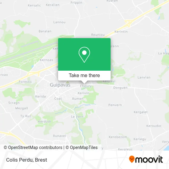 Colis Perdu map