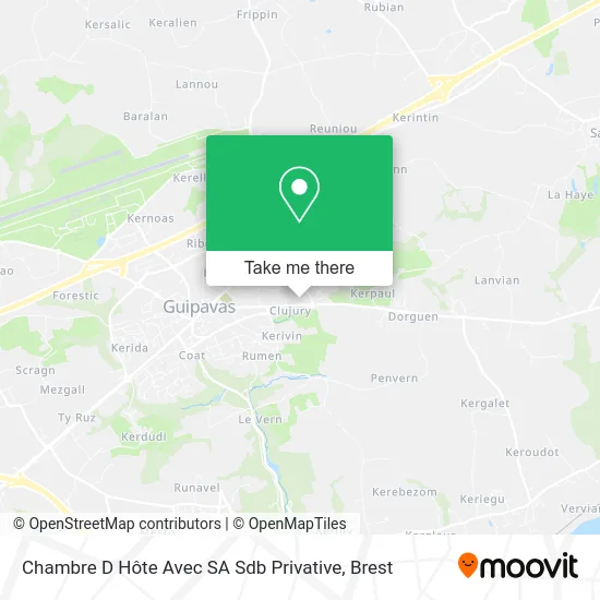Chambre D Hôte Avec SA Sdb Privative map