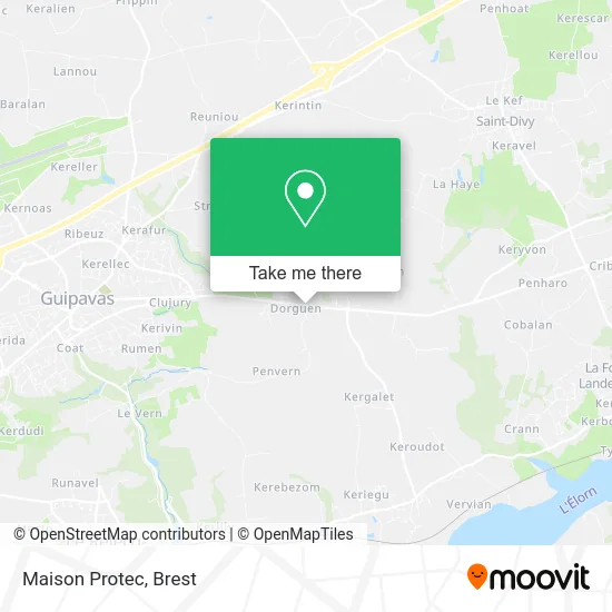 Maison Protec map