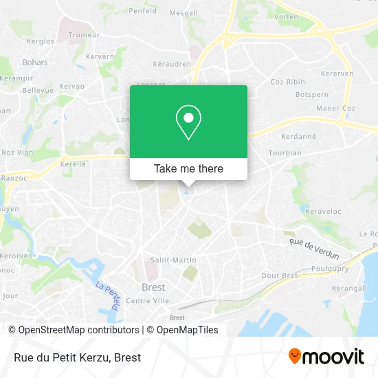 Rue du Petit Kerzu map