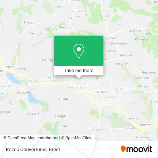 Rozec Couvertures map
