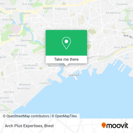 Arch Plus Expertises map