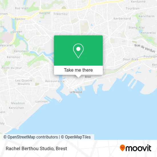 Rachel Berthou Studio map