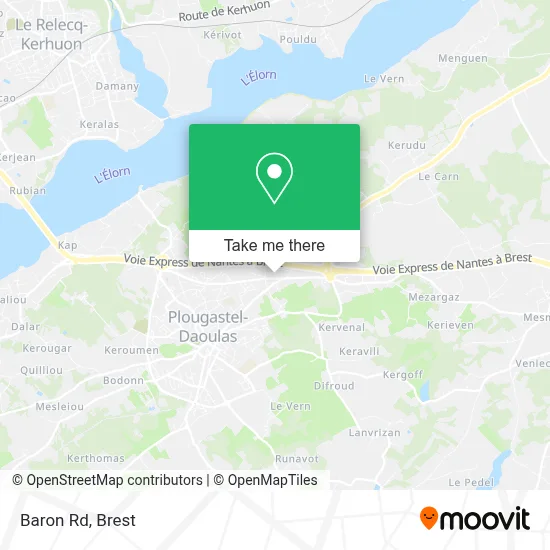 Baron Rd map