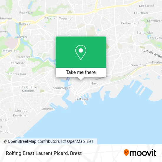 Rolfing Brest Laurent Picard map