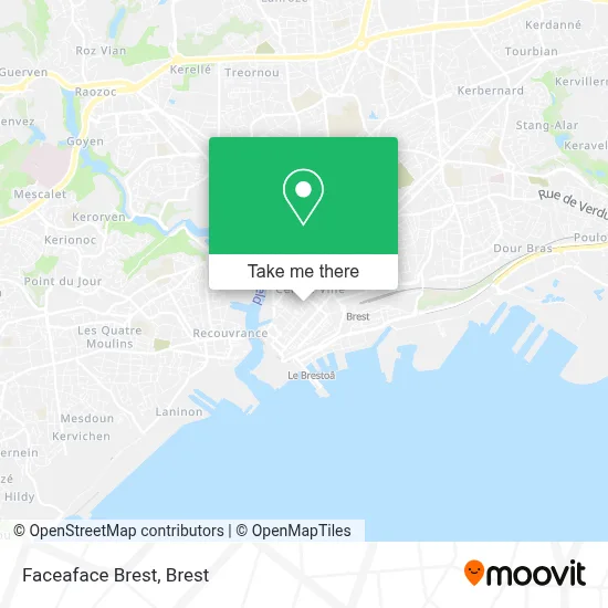 Faceaface Brest map