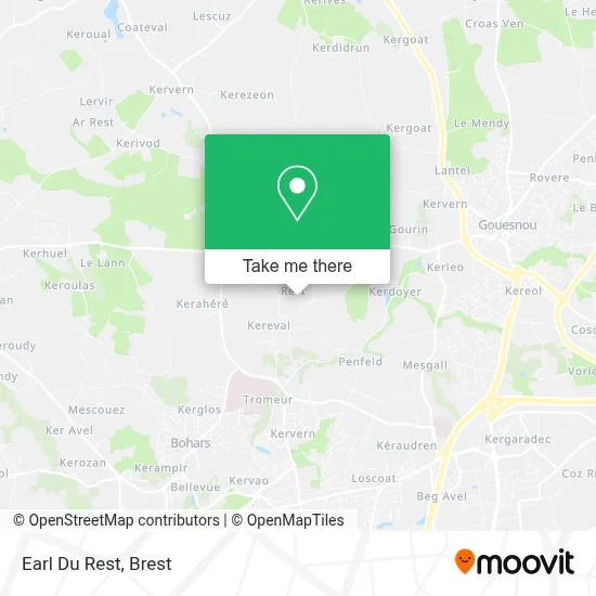 Earl Du Rest map