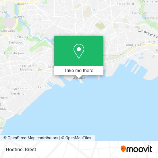 Hostine map