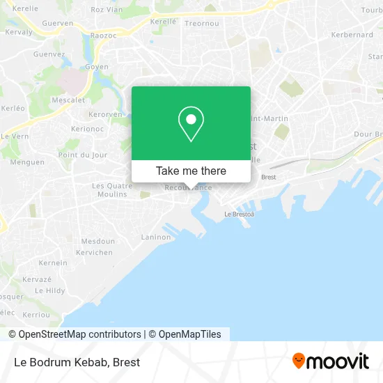 Le Bodrum Kebab map