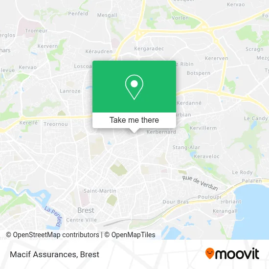 Macif Assurances map