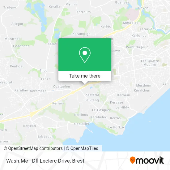 Wash.Me - Dfl Leclerc Drive map
