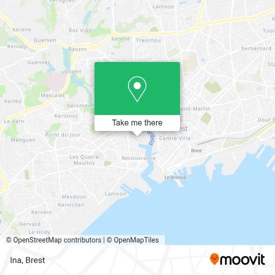 Ina map
