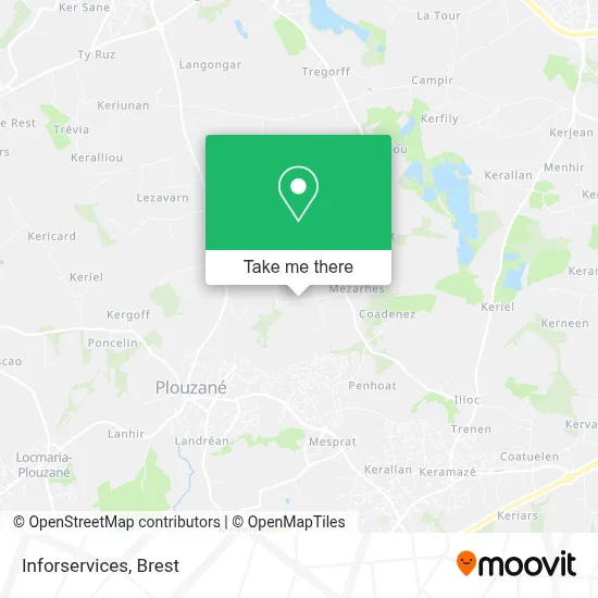 Inforservices map