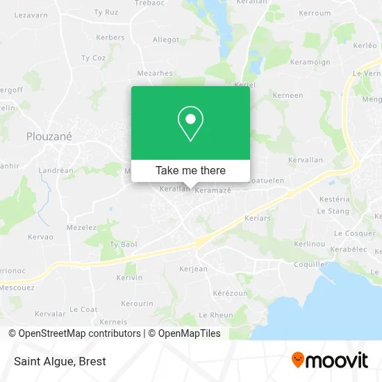Saint Algue map