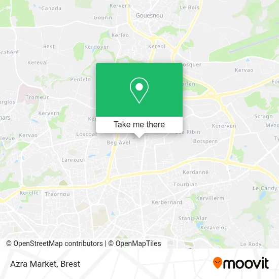 Azra Market map