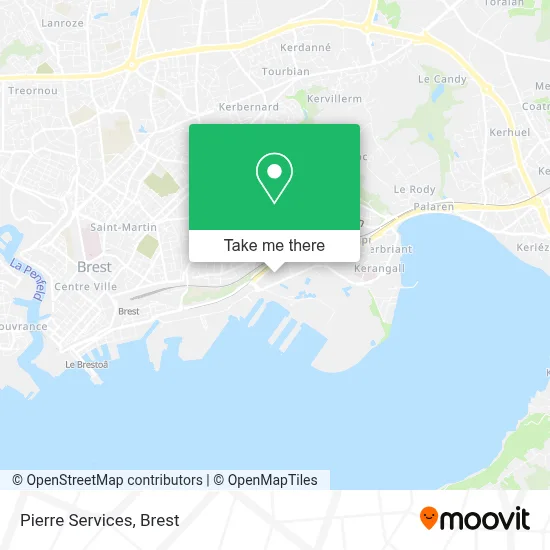 Pierre Services map
