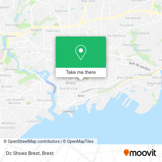 Dc Shoes Brest map