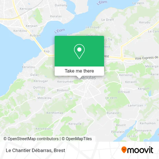 Le Chantier Débarras map