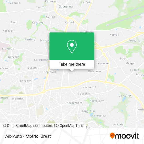 Alb Auto - Motrio map