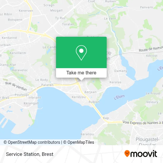 Station Service map