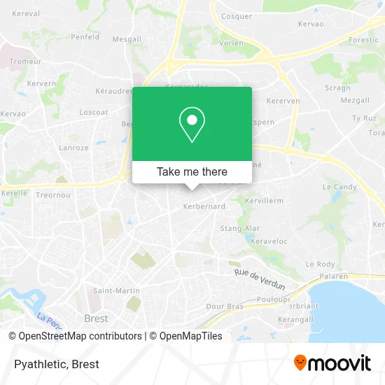 Pyathletic map