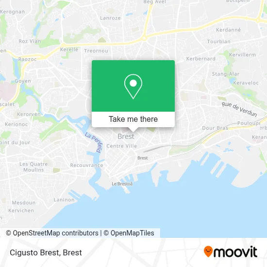 Cigusto Brest map