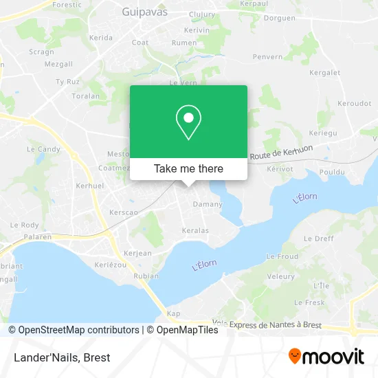Lander'Nails map