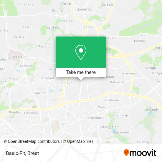Basic-Fit map