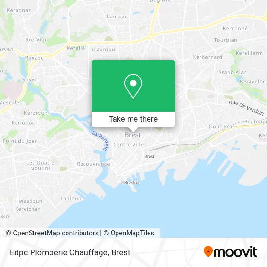Edpc Plomberie Chauffage map