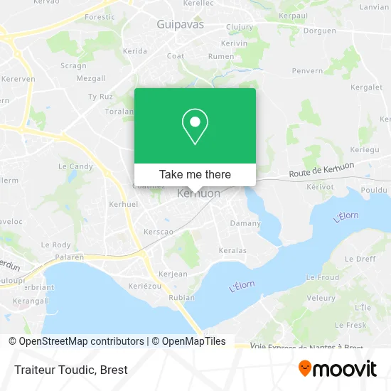 Traiteur Toudic map