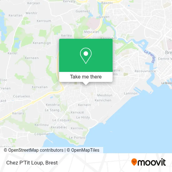 Chez P'Tit Loup map