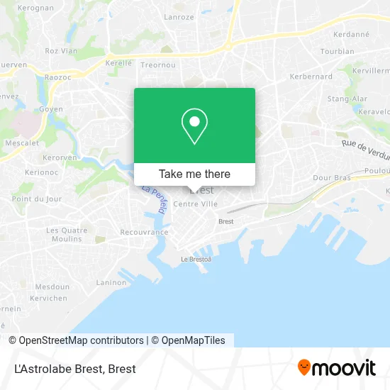 L'Astrolabe Brest map