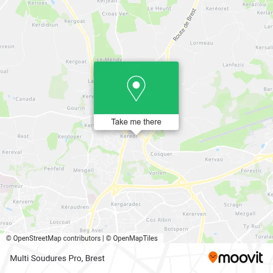 Multi Soudures Pro map