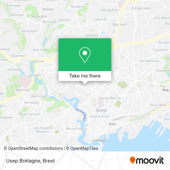 Usep Bretagne map