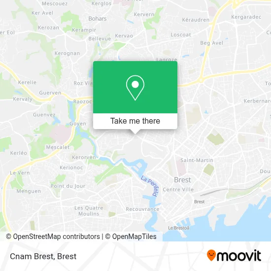Cnam Brest map