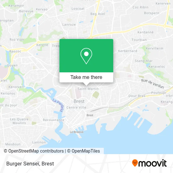 Burger Senseï map